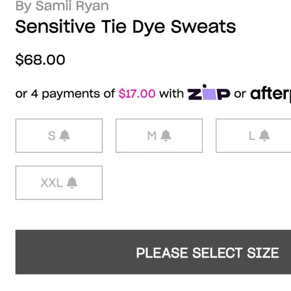 By Samii Ryan Sensitive Sweatpants NWOT - Picture 8 of 8